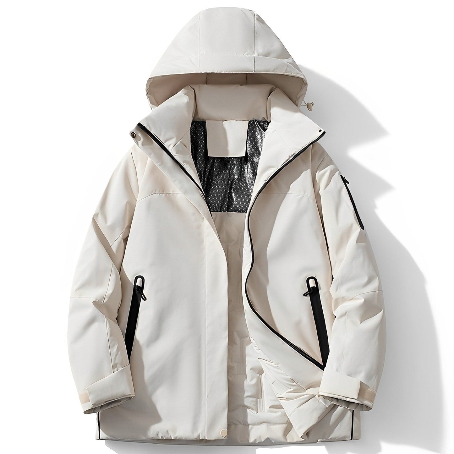 Manteau Homme Hiver Doublure Chaude et Capuche