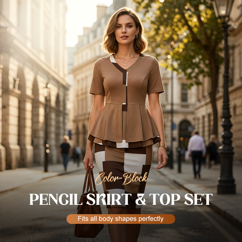 Ensemble Femme Jupe Crayon et Raffiné Coupe Ajustée