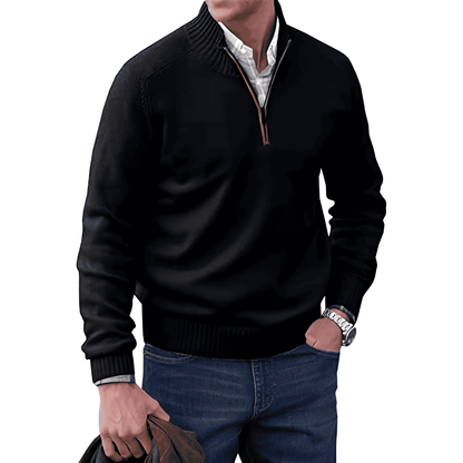 Pull Cachemire Homme Chic – Col Montant et Doux