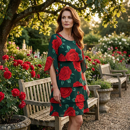 Robe Femme Fluide Motif Floral Coupe Ample