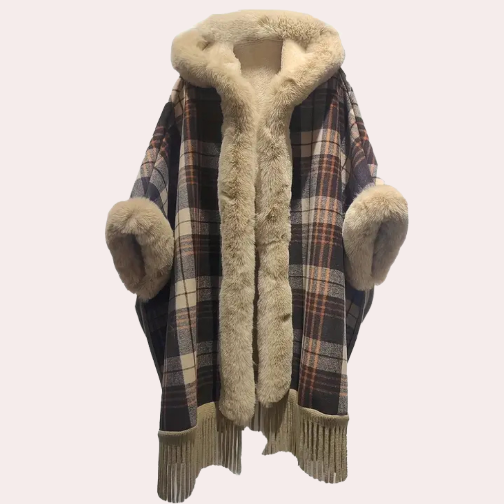Écharpe Femme à Carreaux Douce et Chaude pour Hiver - PanierRoyale
