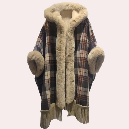 Écharpe Femme à Carreaux Douce et Chaude pour Hiver - PanierRoyale