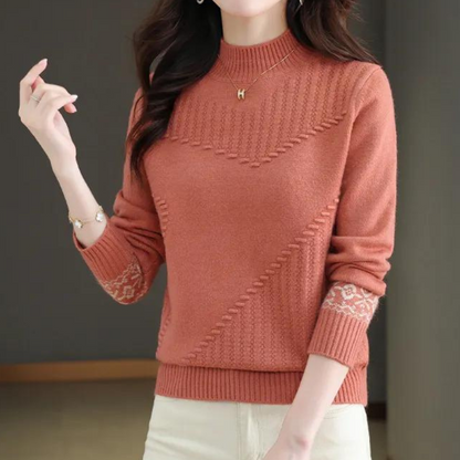 ASYA - Pull Col Roulé pour Femme