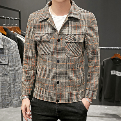 DALE - Veste à Motifs Carreaux pour Hommes