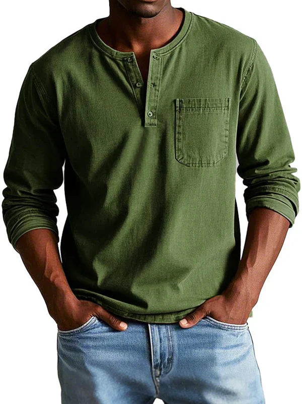 Chemise Homme Décontractée Manche Longue