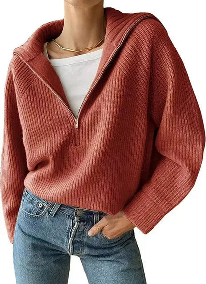 Pull Femme en Laine Mérinos Doux et Chaud