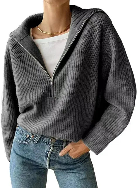 Pull Femme en Laine Mérinos Doux et Chaud