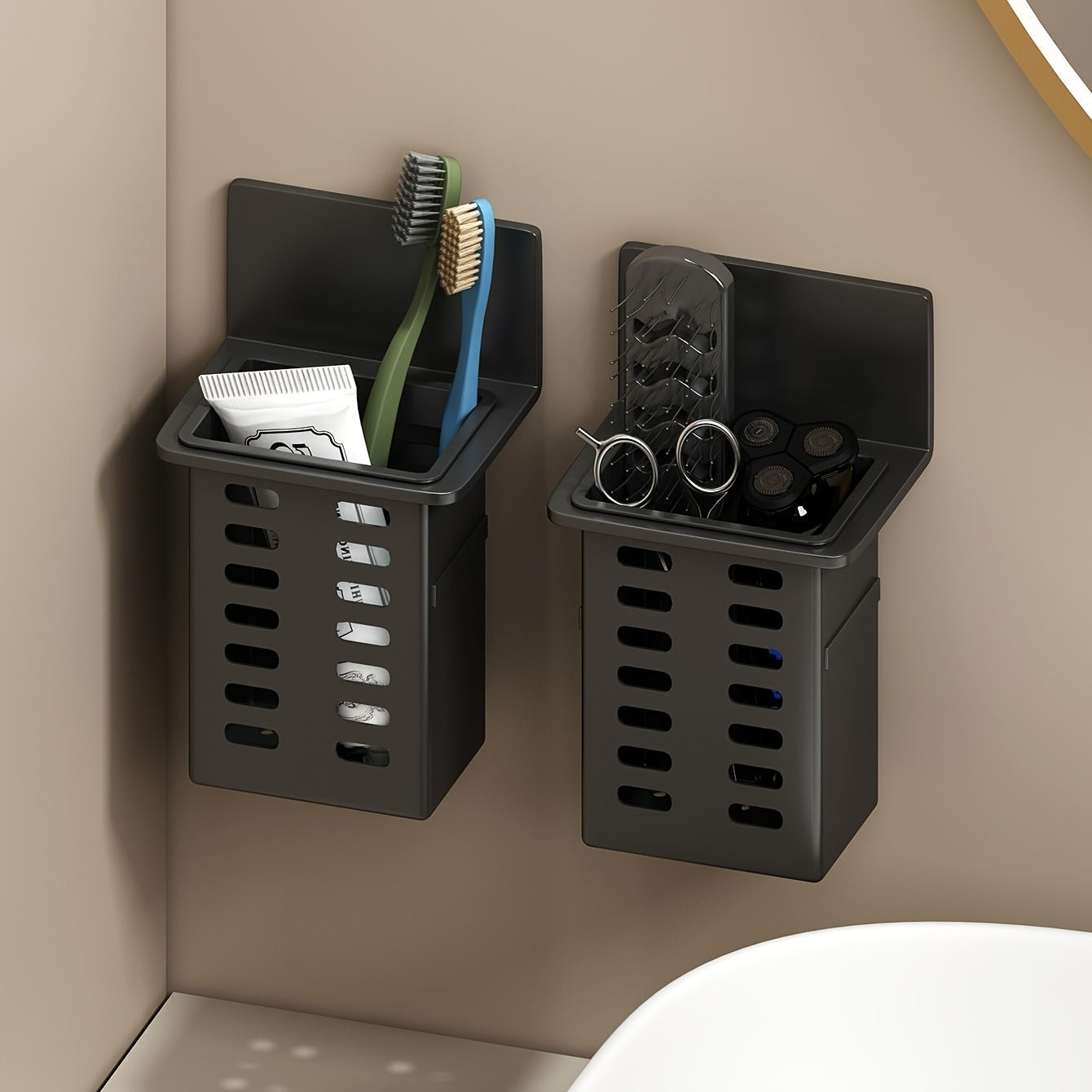 Étagère de Rangement Murale pour Salle de Bain et Cuisine