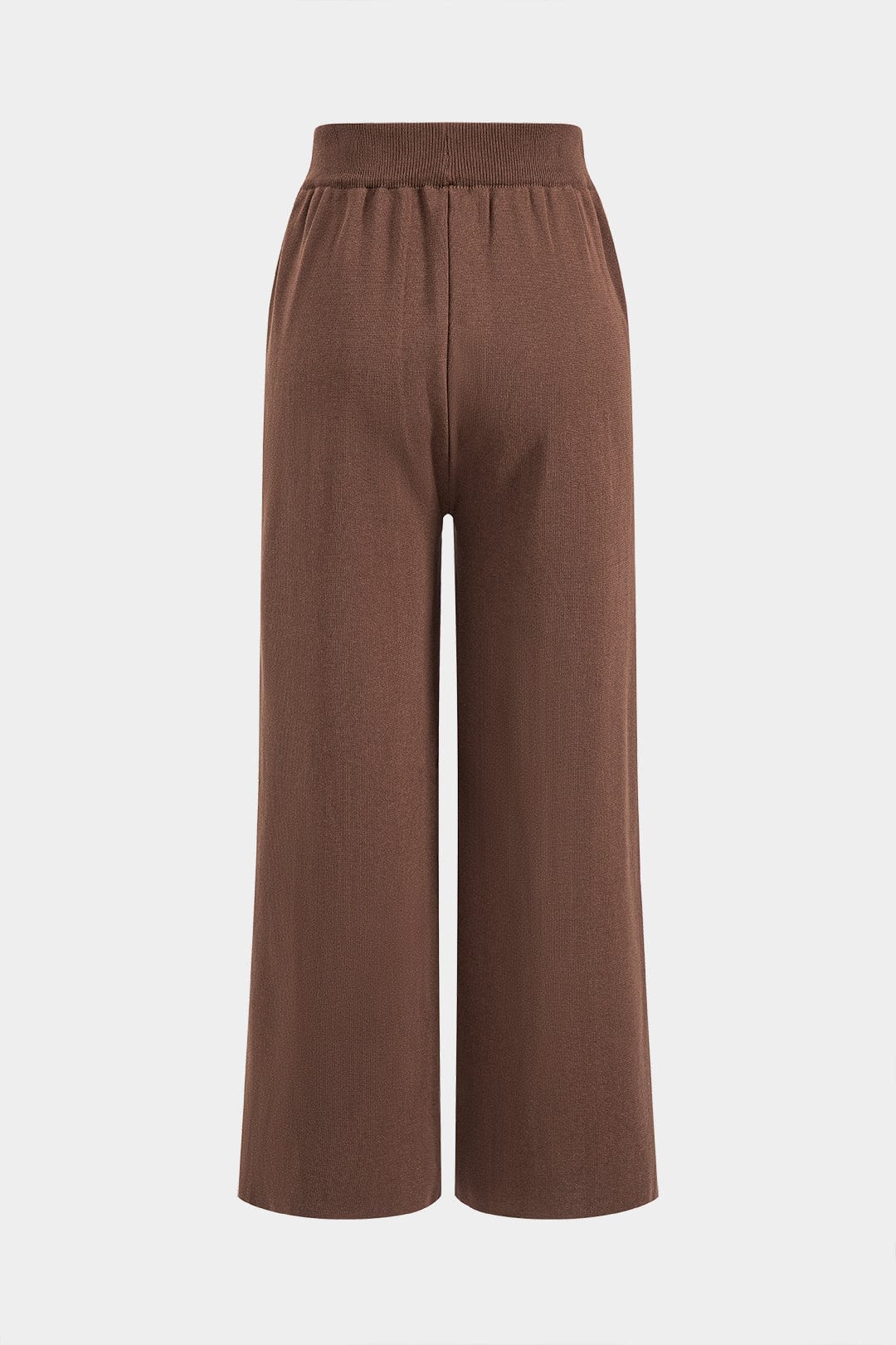 Ensemble Élégant Tricot Cape et Pantalon Large