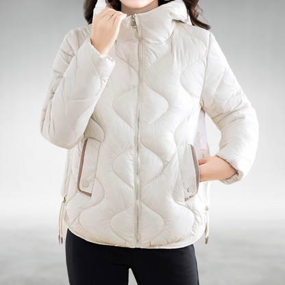 Doudoune Femme Hiver Chaud et Élégante avec Capuche