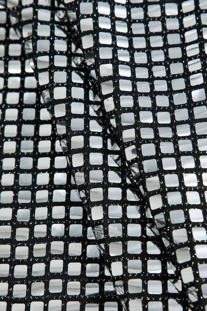Robe de Party Courte Strass et Paillettes