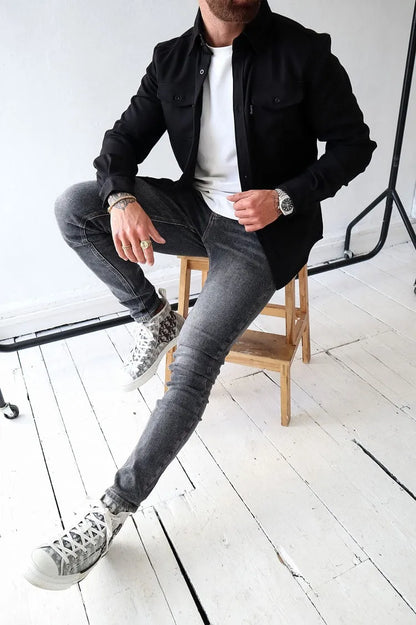 Veste Cuir Homme Élégante et Résistante