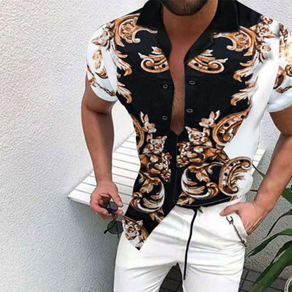 Chemise Homme imprimé élégant moderne - BerlinGlamour