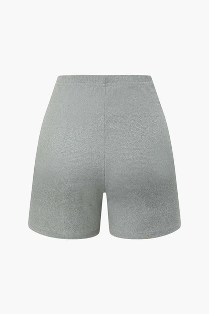 Ensemble Bustier et Shorts Élégant Féminin