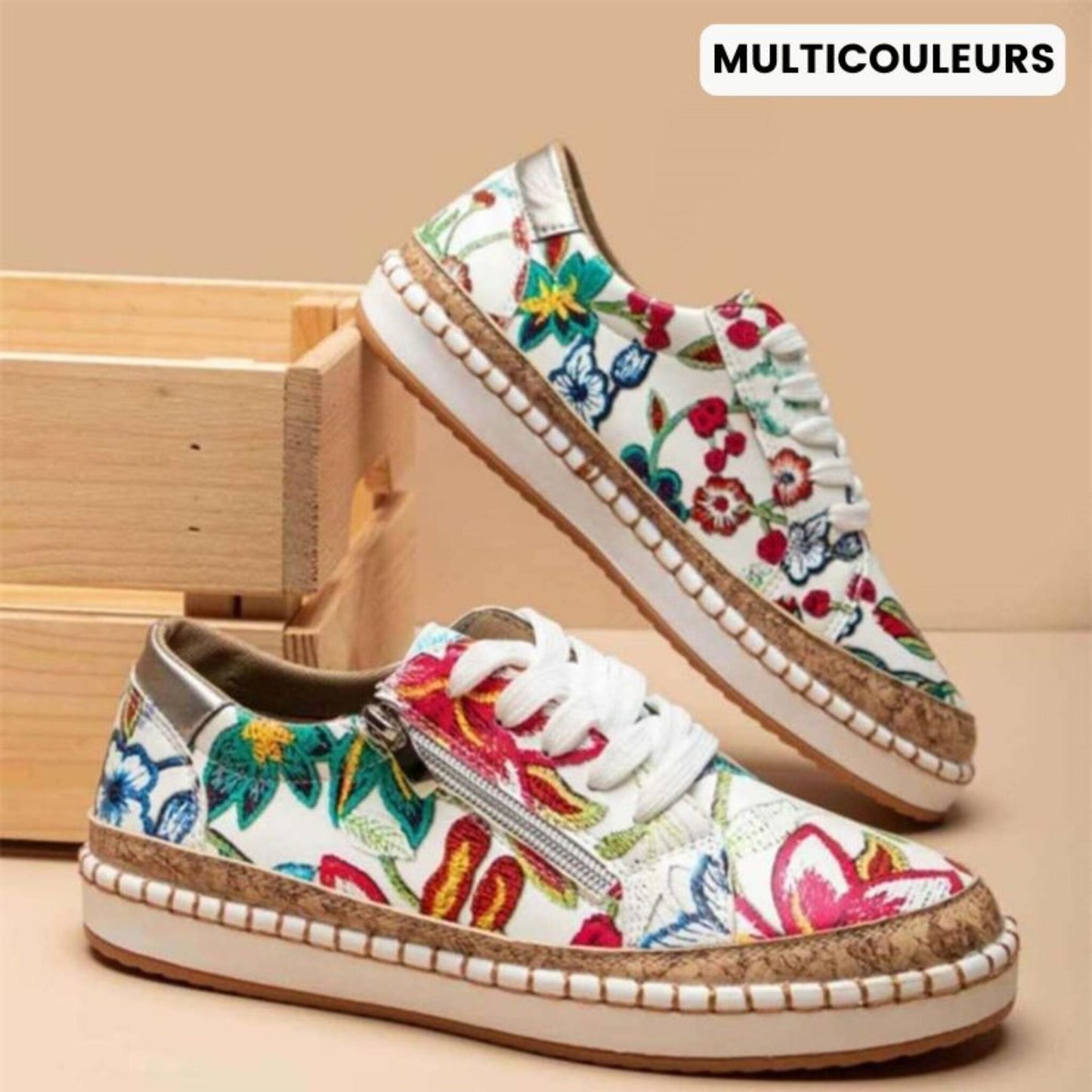 Chaussures Grande Taille Confort avec Semelle Souple et Amortie - PanierRoyale