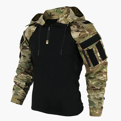 Veste de chasse pour homme avec poches multiples et capuche