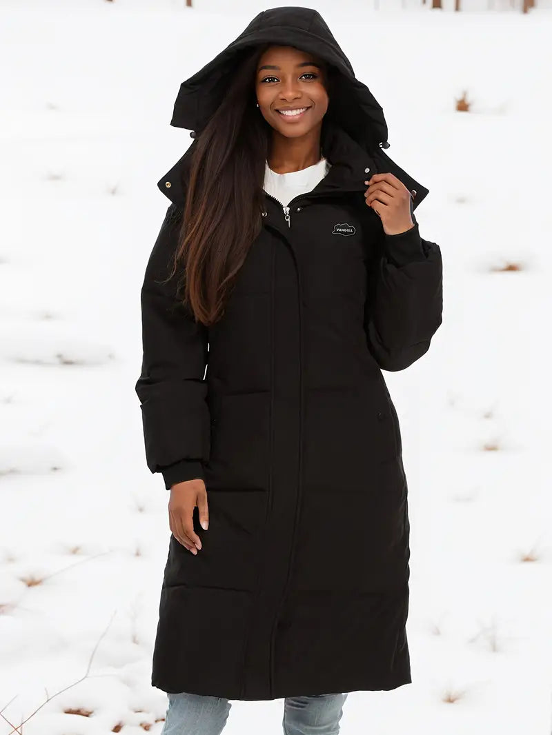 Manteau Hiver Femme Équipé d'une Capuche Amovible - PanierRoyale