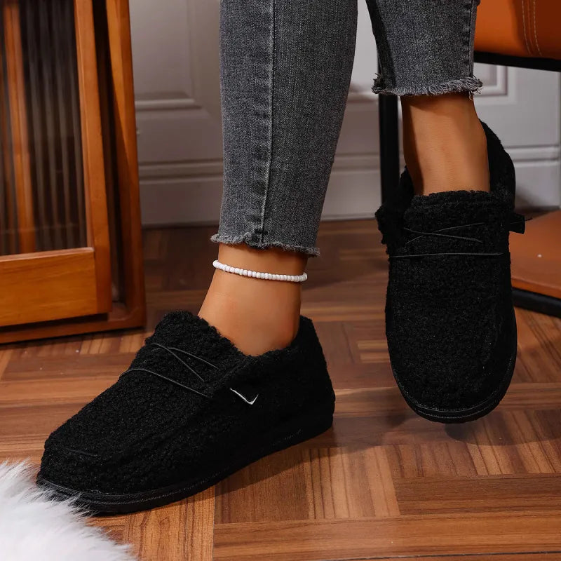 Chaussons Femmes Doux et Confortables pour Intérieur et Extérieur