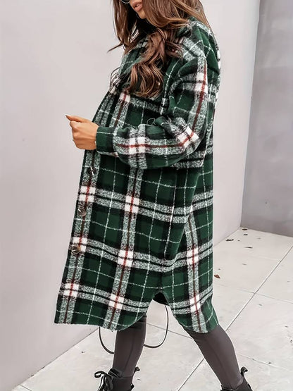 Veste Carreaux Écossais Femme Classique - PanierRoyale