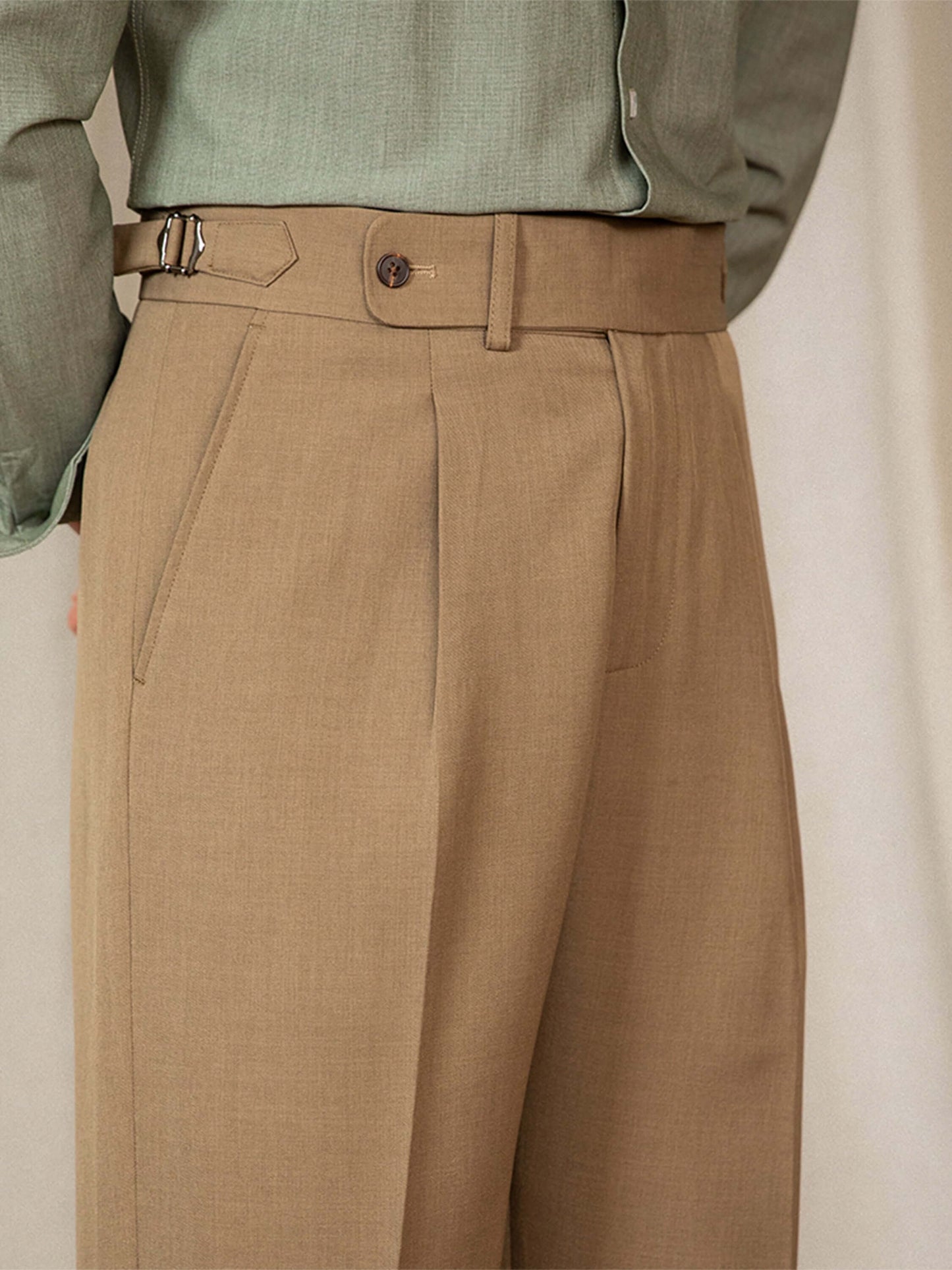 Pantalon Homme Détendu Style Classique