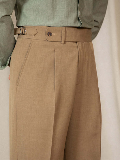 Pantalon Homme Détendu Style Classique