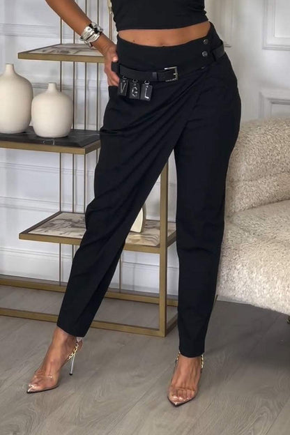 Pantalon Une Pièce Pour Femme Avec Détails Boutons | Décontracté