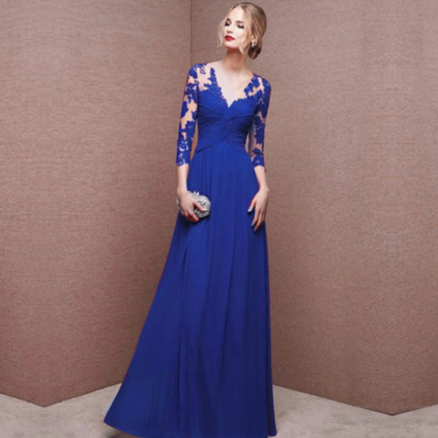 Robe de Soirée Élégante Longue pour Mariage