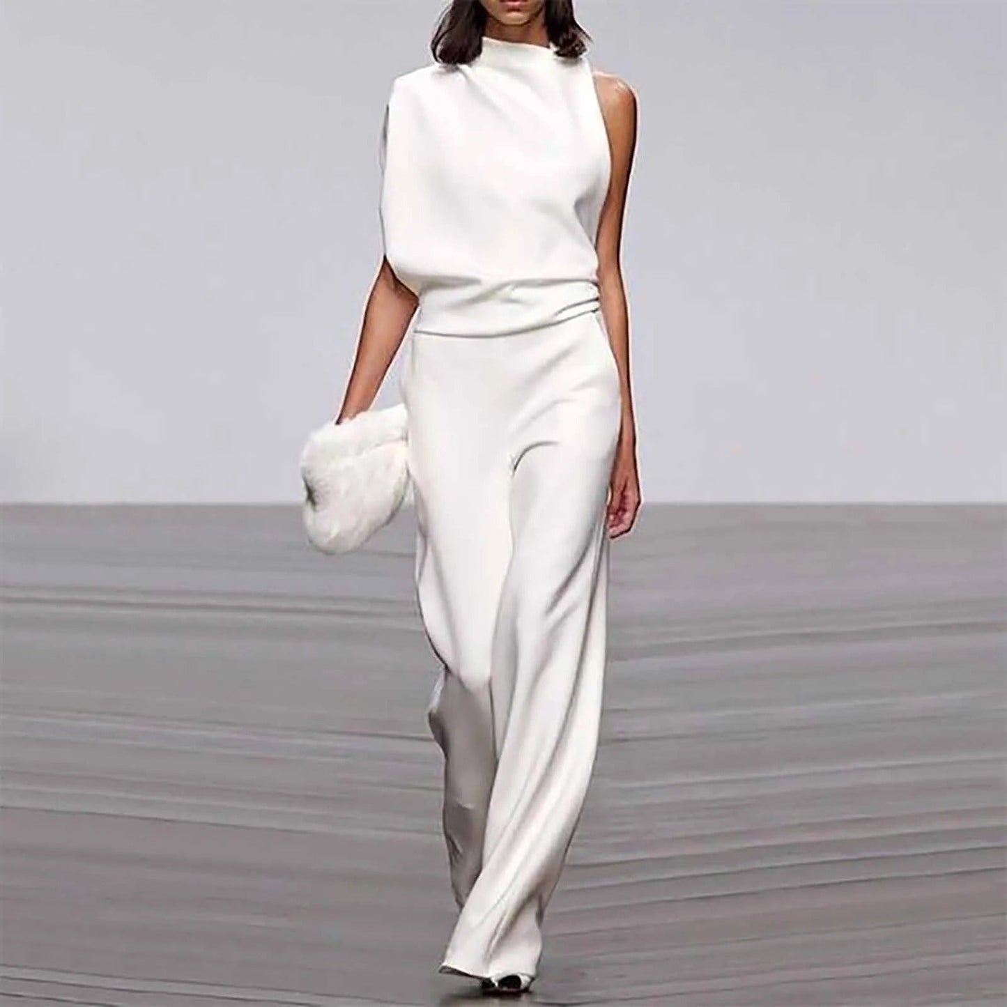 Robe Décontractée Épaule Découverte Chic pour Femme