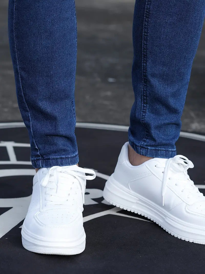 Jeans Slim Homme Élastique Denim Foncé