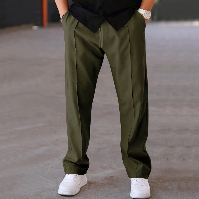 Pantalon Homme Large et Léger en Tissu Respirant - BerlinGlamour