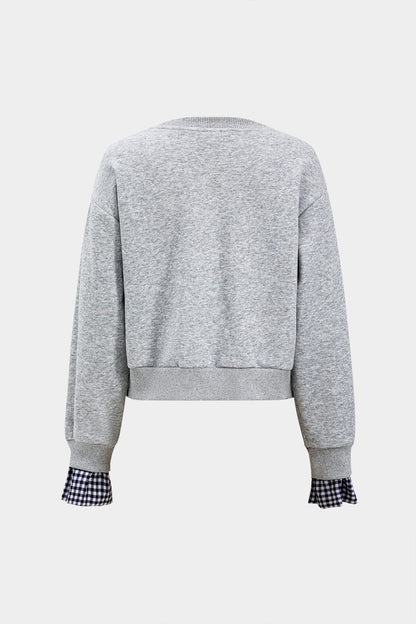 Elsa | Ensemble Sweat Décontracté à Carreaux