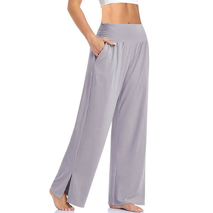 Pantalon Yoga Femme Fluide Large Confortable Coupe Ample