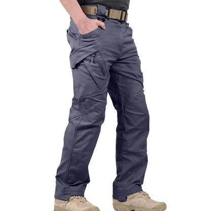 Pantalon imperméable homme slim avec poches zippées - PanierRoyale