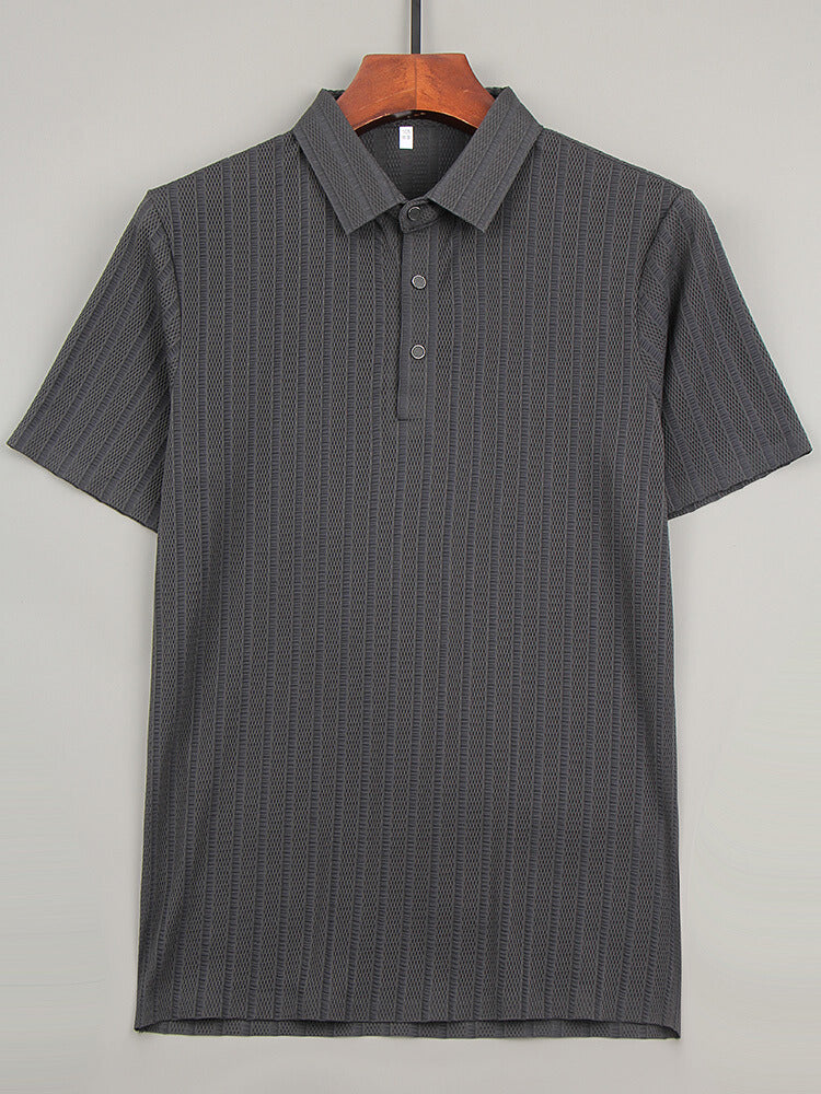 Chemise Polo en Soie pour Homme de Luxe