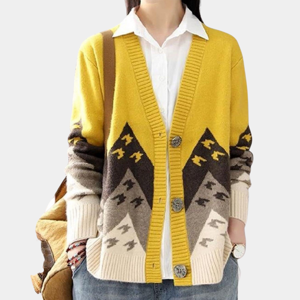MALLU - Gilet Tricoté Chaleureux pour Femmes