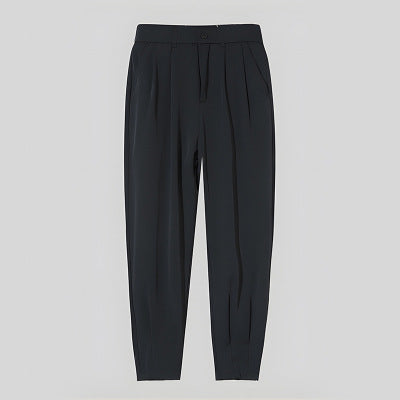 Pantalon Homme Élégant Taille Étroite