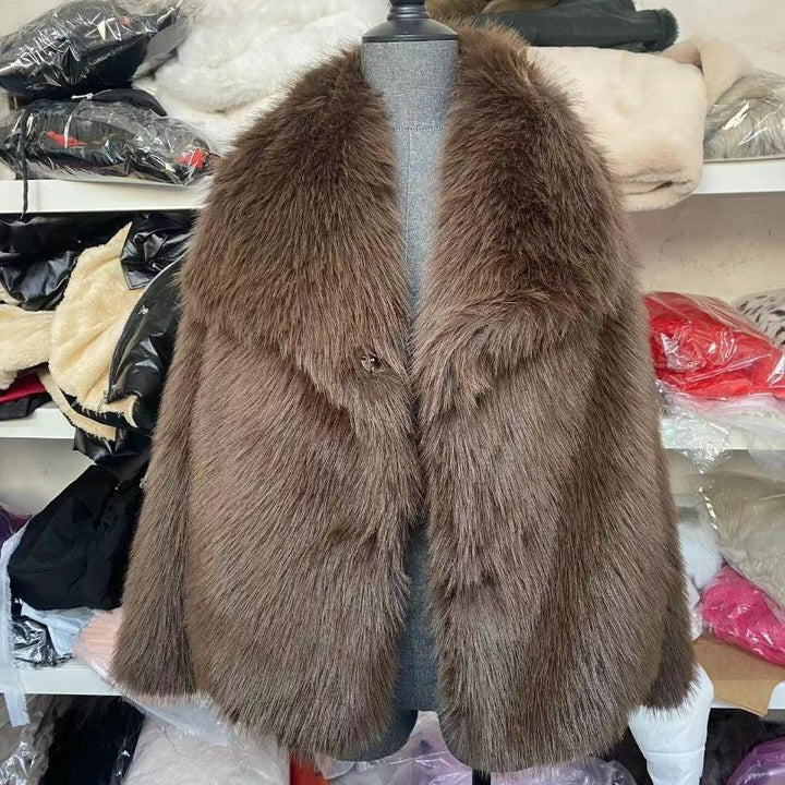Veste Fourrure Synthétique Hivernale Chaude - vue 3