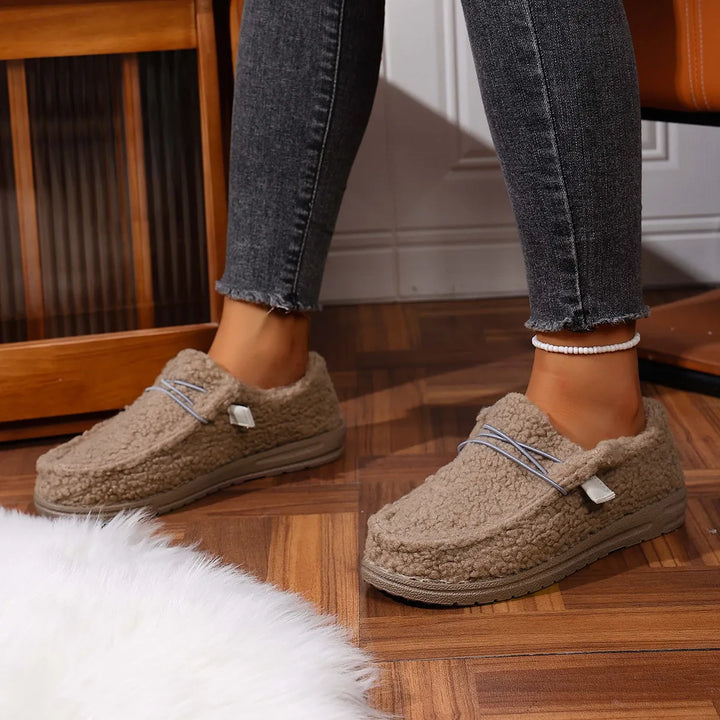 Chaussons Doux Confort Hiver Coupe Ample - vue 9