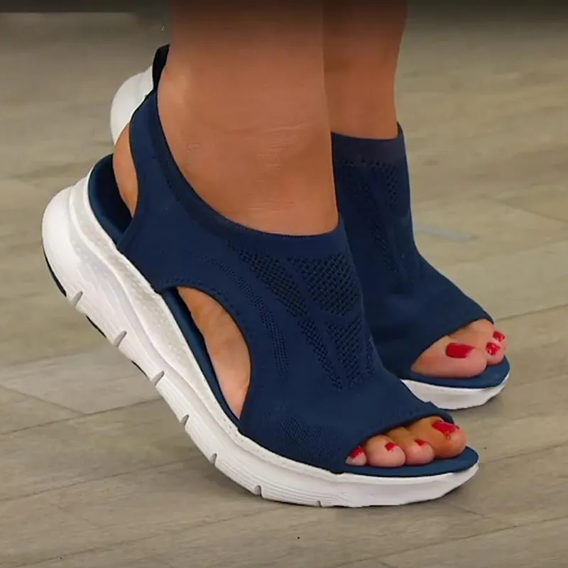 Sandales Femme Rose à Talon Plateforme
