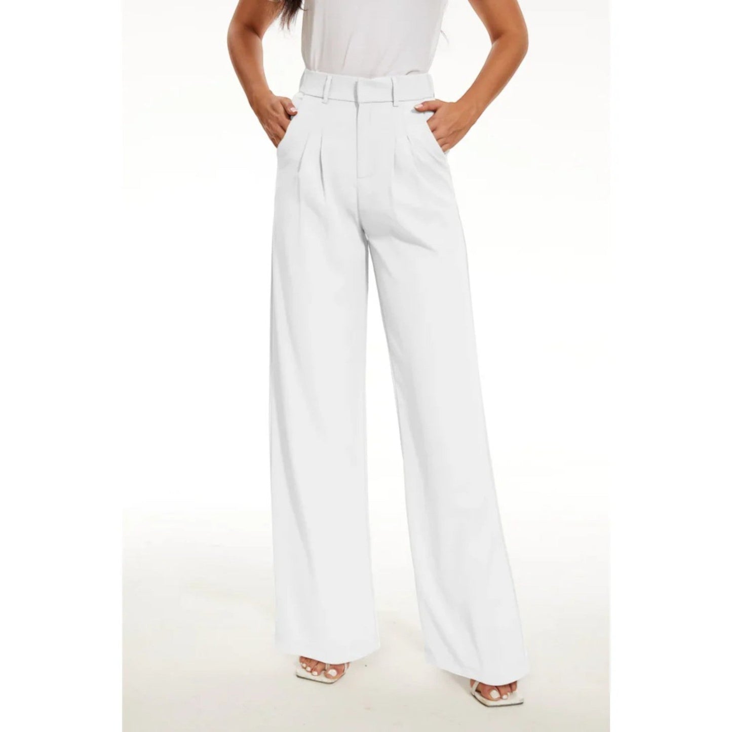 Liora | Pantalon Décontracté À Jambes Larges Pour Femme | Taille Haute