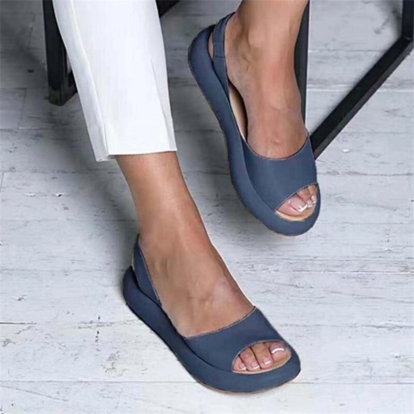 Sandales Femmes Espadrilles Confort pour Plage