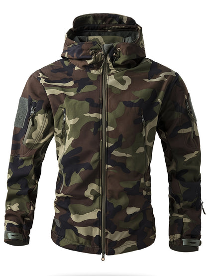 Veste à capuche homme décontractée zippée sport
