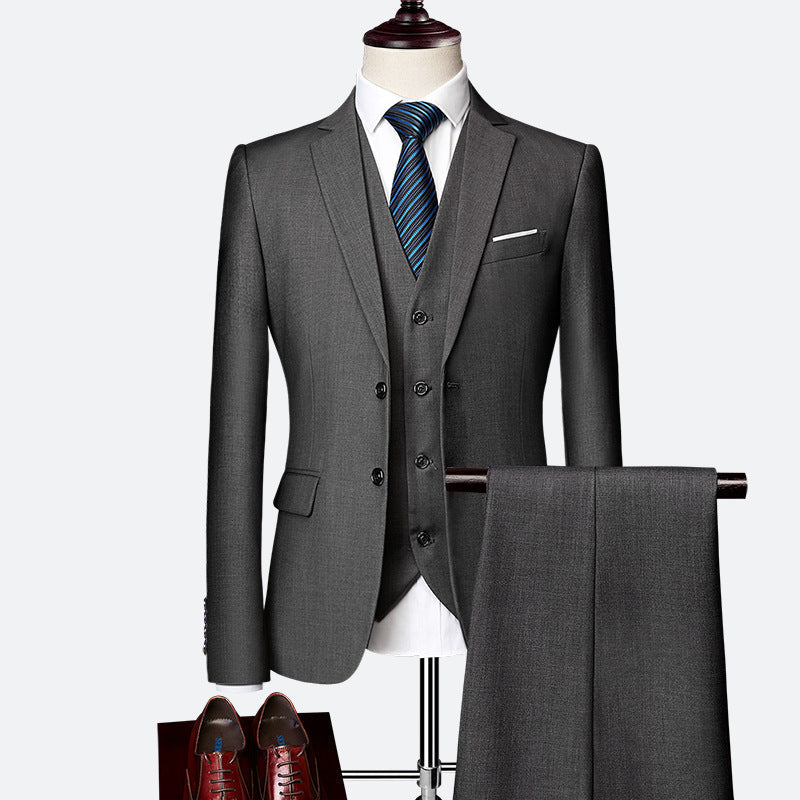Costume Homme 3 Pièces Slim Fit Élégant pour Mariage ou Soirée