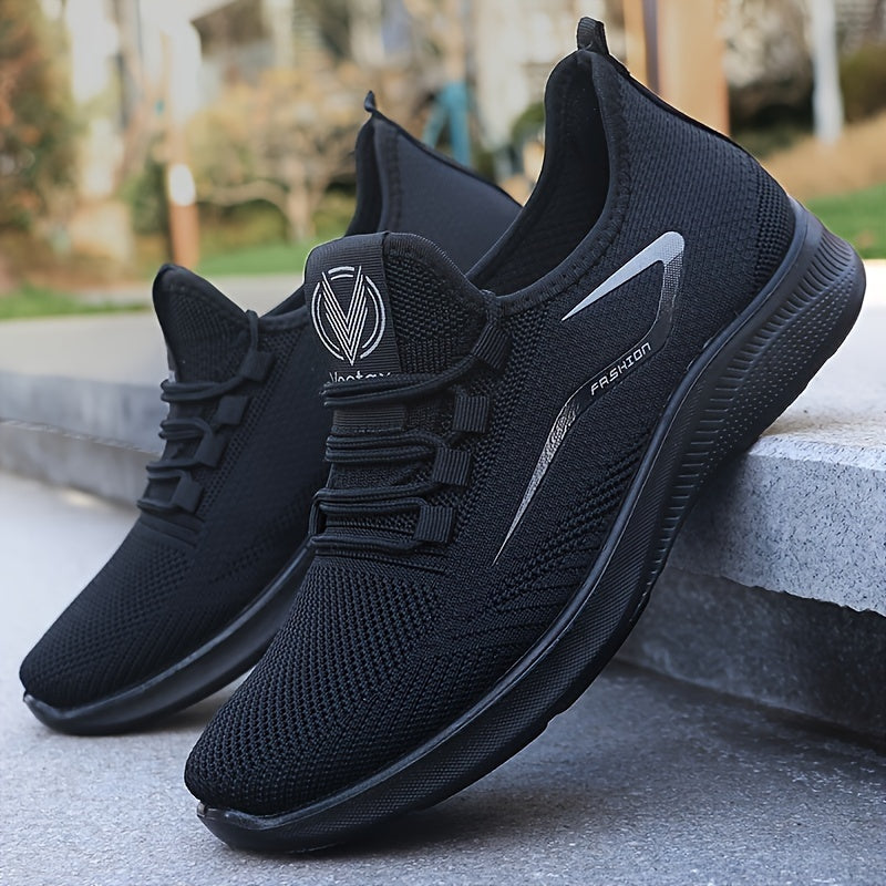 Baskets Homme Noir Confortable avec Semelle Ergonomique