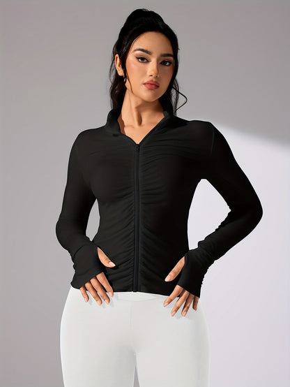 Blouson Femme Sport Chic Long Manche