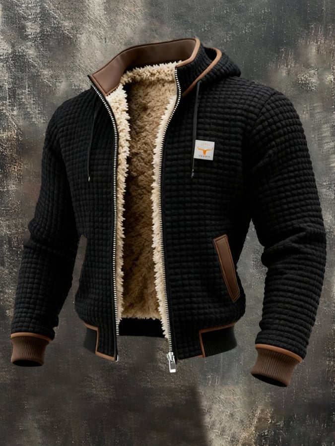 Veste Isolation Thermique Coupe-Vent Confortable Hiver