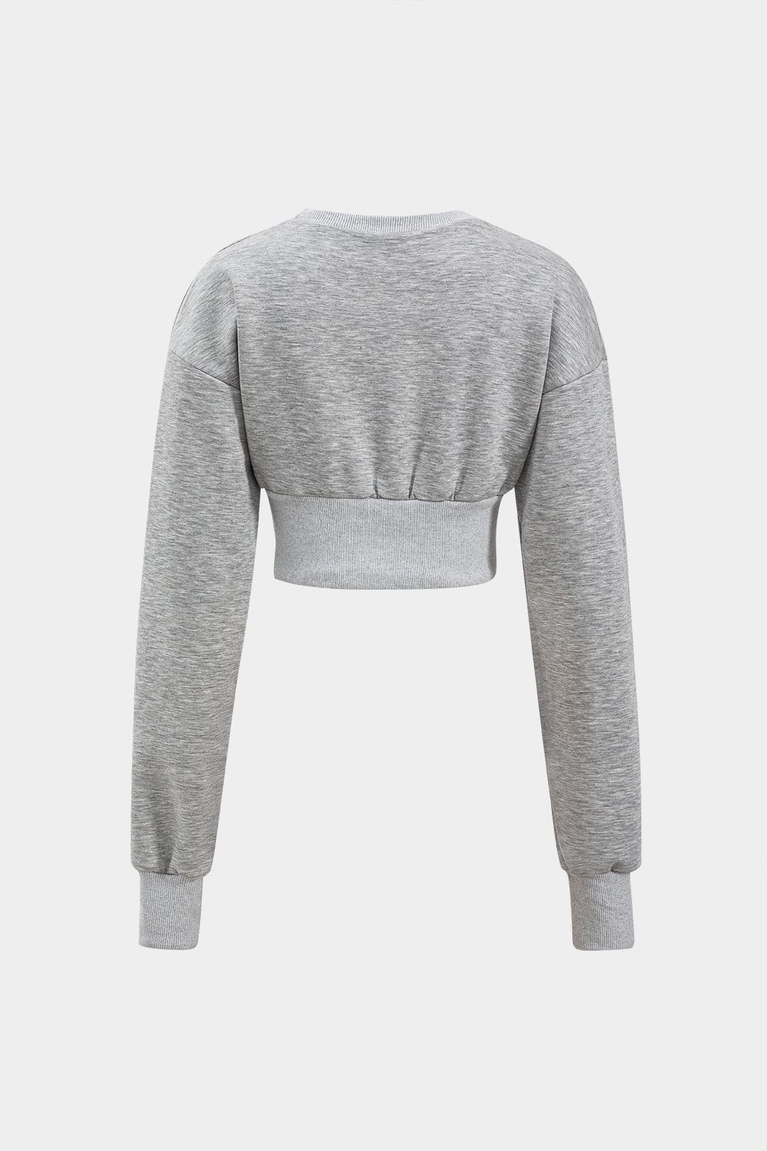 Céline | Ensemble Survêtement Femme Décontracté avec Pull Court et Jupe Skate