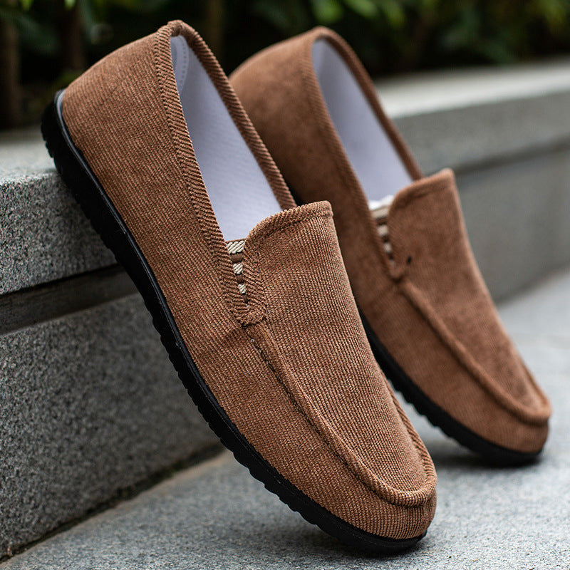 Mocassins Homme Cuir Brun avec Semelle Épaisse - PanierRoyale