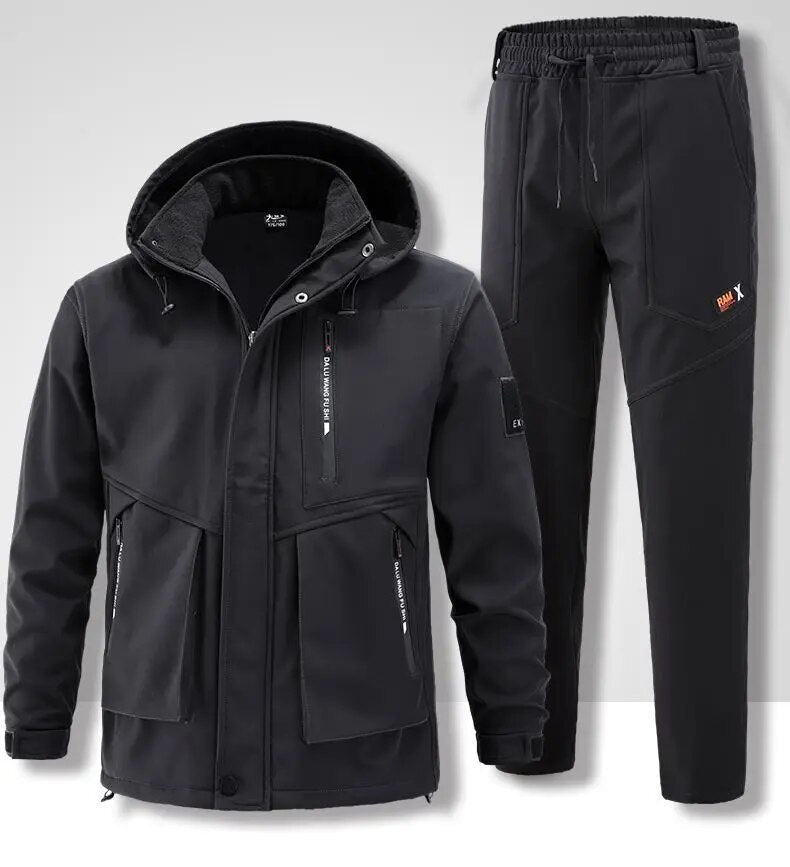 Ensemble Homme Outdoor Fleece Doux et Chaud