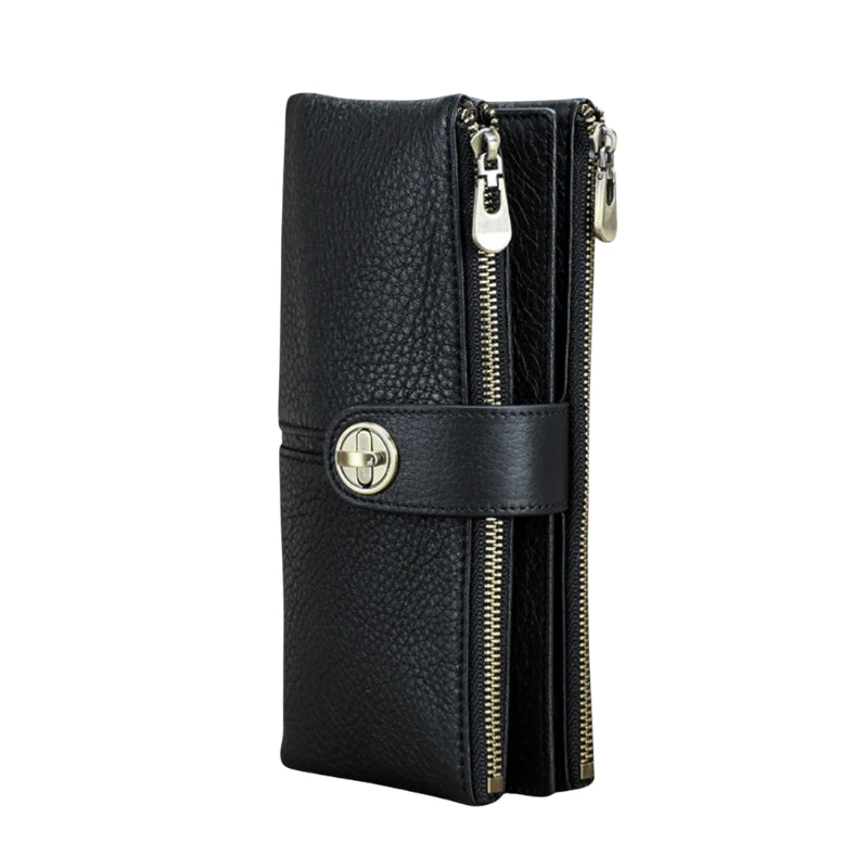 Portefeuille Téléphone Femme avec Poches Cartes et Fermeture Magnétique